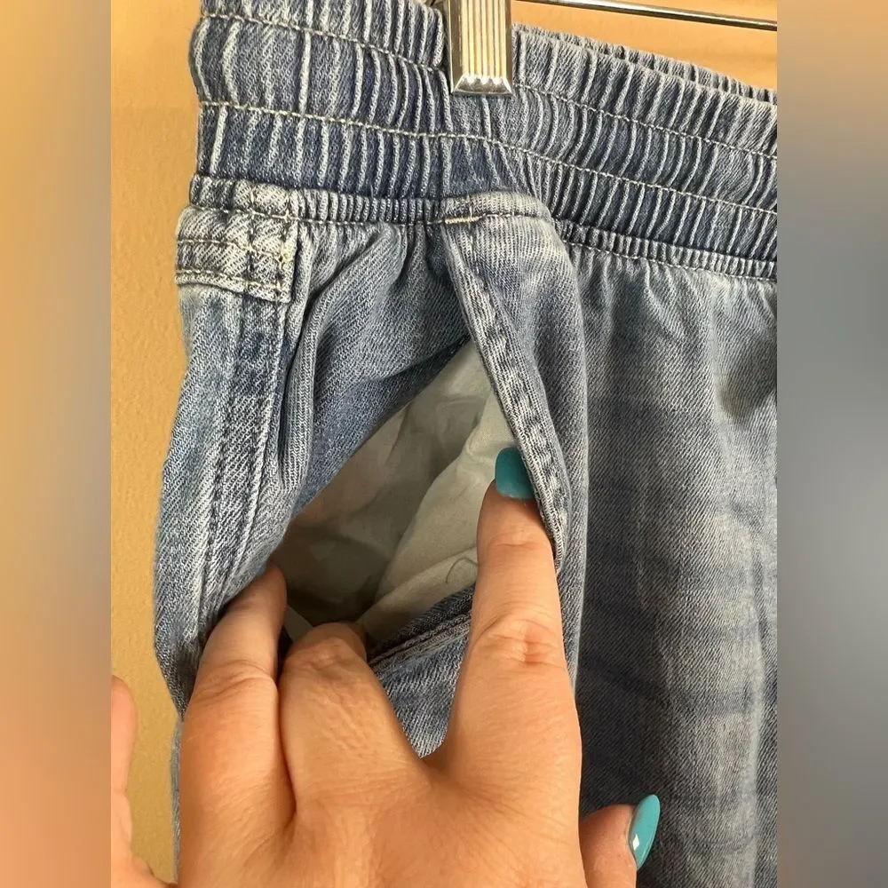 Casual Blue Cargo Pants - Picture 3 of 6